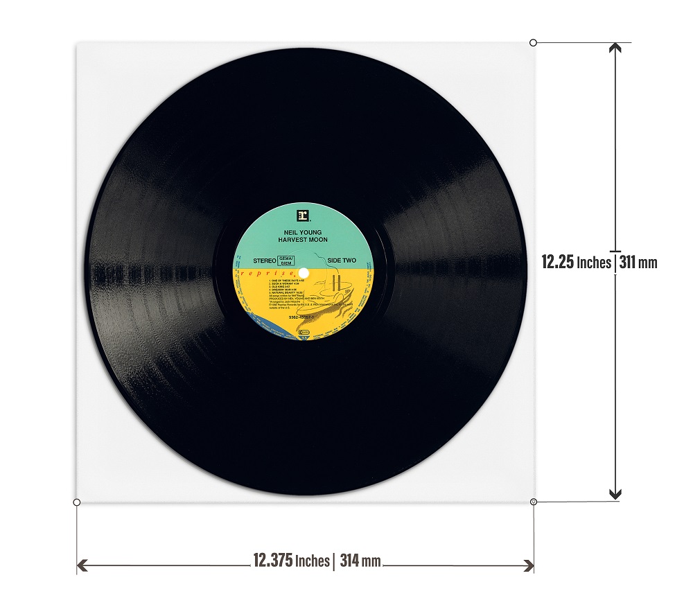 weight of vinyl record