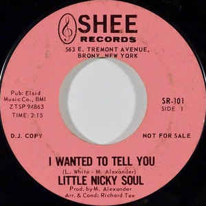 Little Nicky Soul – I Wanted To Tell You / You Said